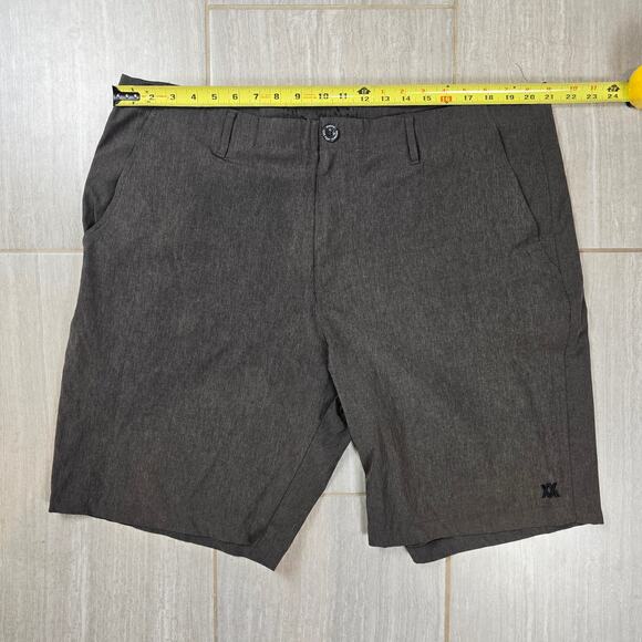 Dixxon Shorts Mens 40 Gray Performance Stretch Chino Golf Hybrid - Picture 5 of 11